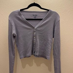 light purple john galt/brandy melville top